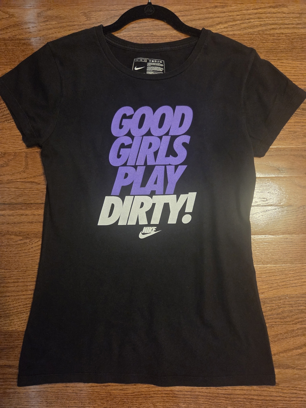 Vintage, Nike Womens' Black Tee, Large